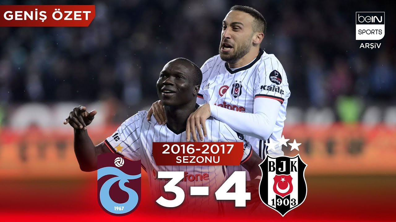 Trabzonspor 3-4 Beşiktaş | 27. Hafta Süper Lig 2016/2017 Geniş Özeti