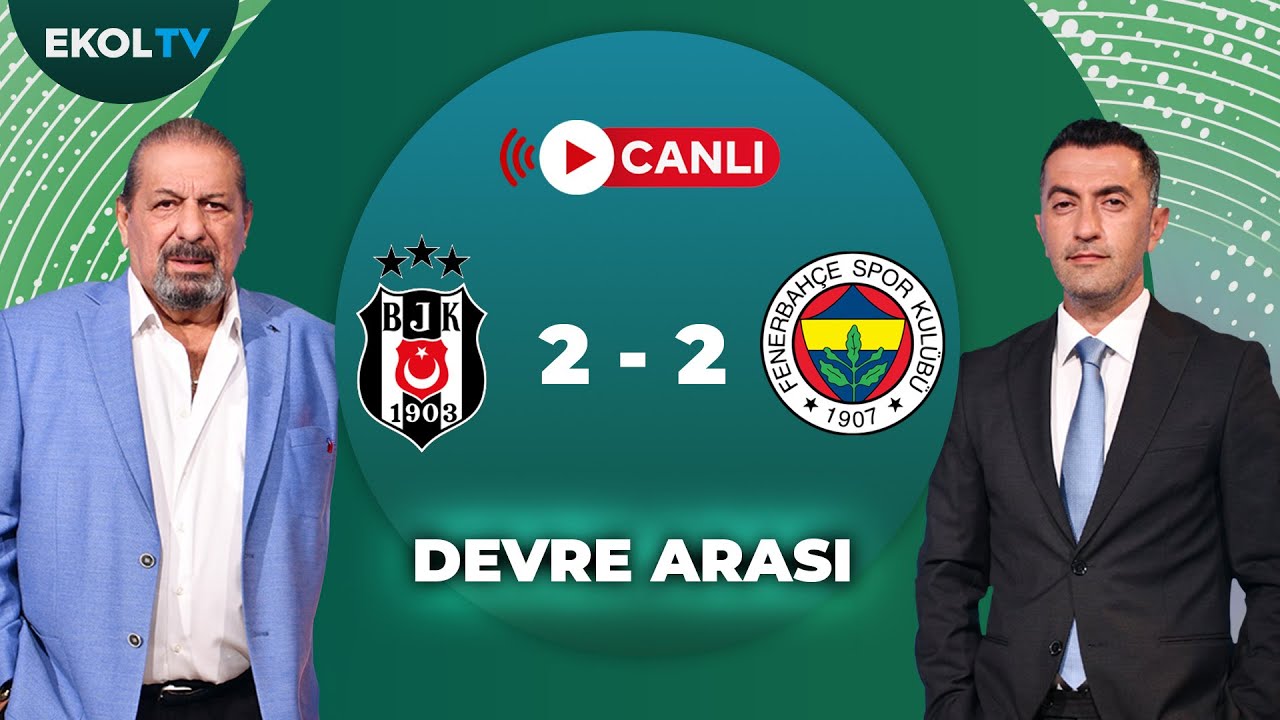 Beşiktaş - Fenerbahçe Derbisi: İlk Yarı Dolu Dolu Geçti! 🔥
