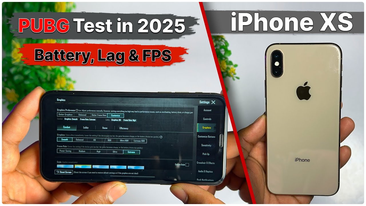 iPhone XS PUBG & BGMI Test 2025🔥