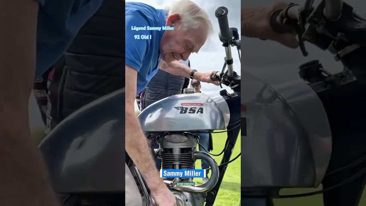 Légende Sammy Miller à 92 ans 🚴♂️