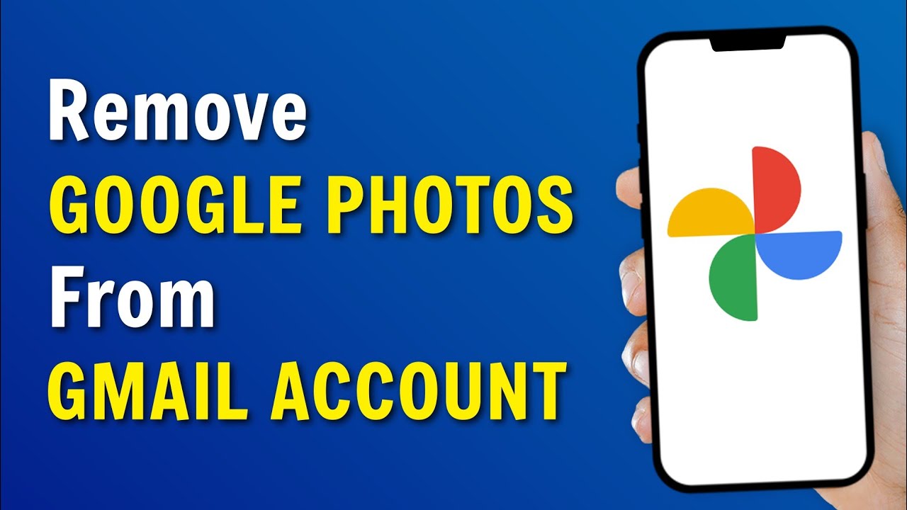 Remove Google Photos from Gmail Account 📸