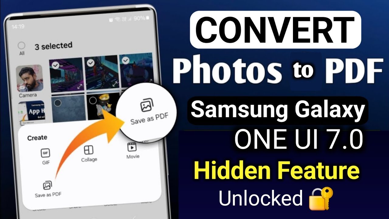 Easily Convert Photos to PDF on Samsung Galaxy with One UI 7.0 📱