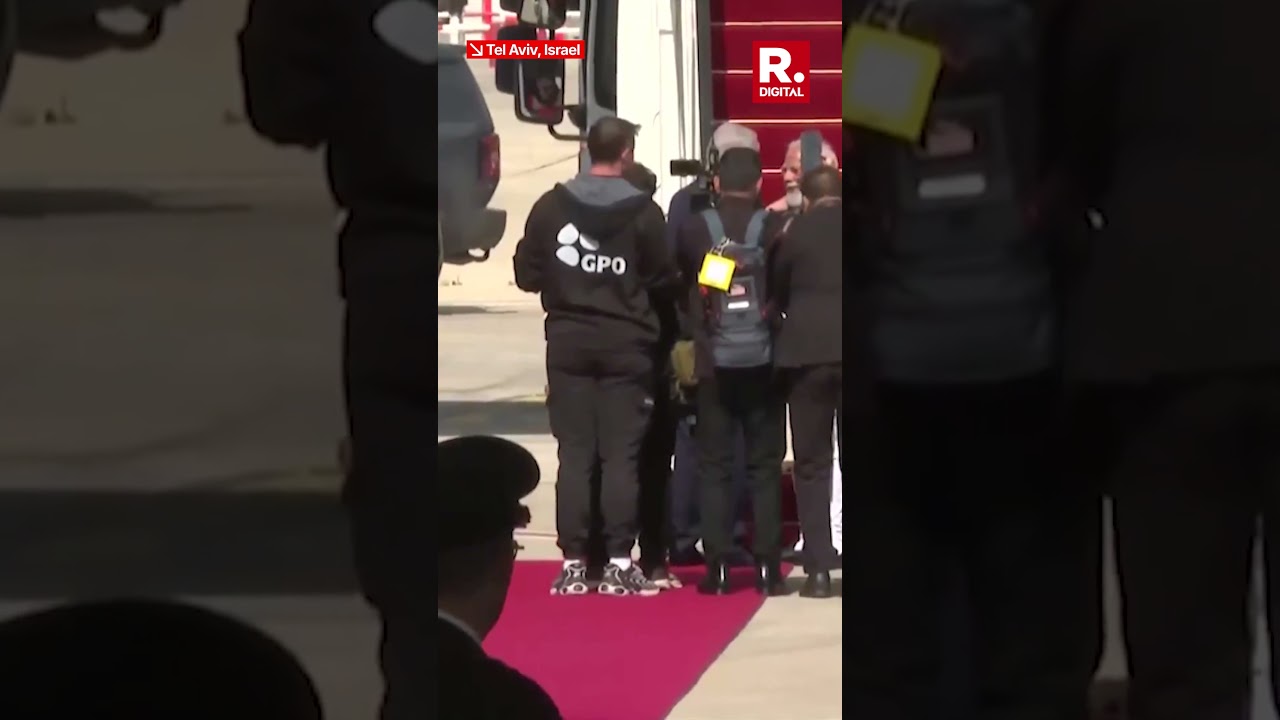 PM Modi Arrives in Israel, Welcomed by Netanyahu 🇮🇱