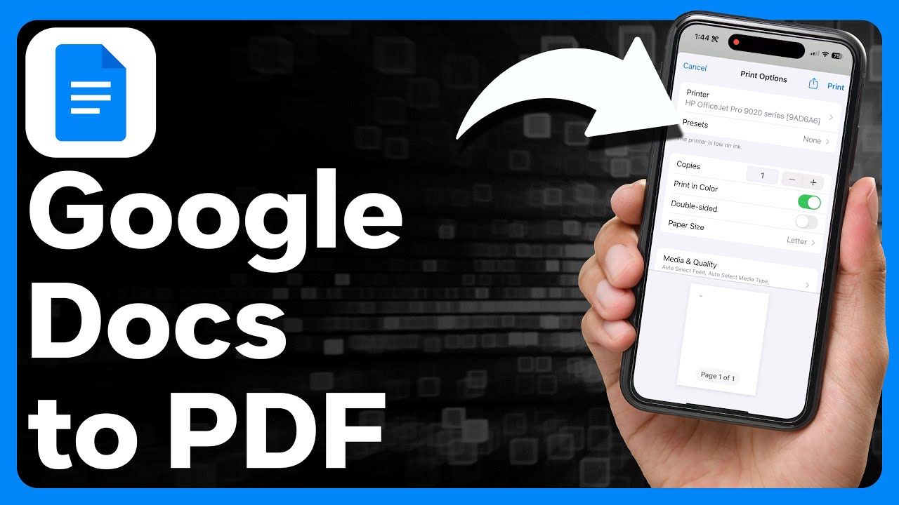 Convert Google Doc to PDF Easily 📄