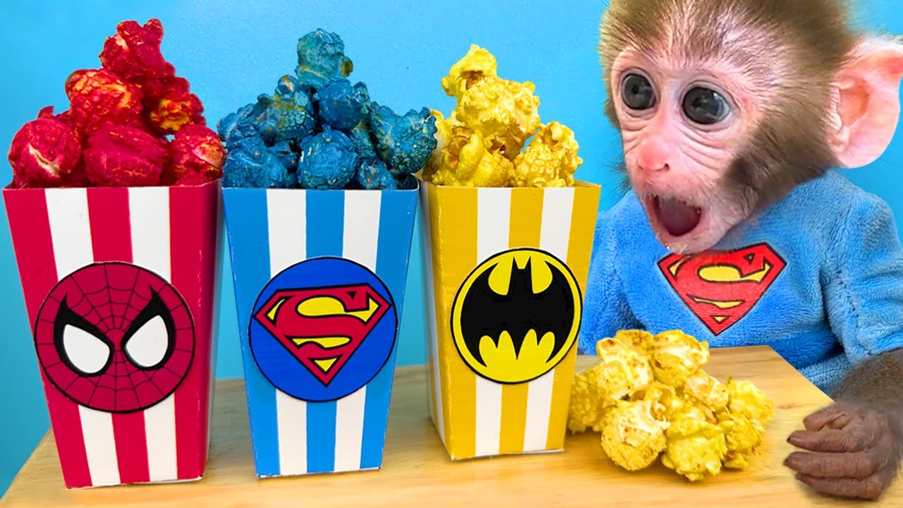 Create Delicious Colorful Popcorn with Bon Bon! 🍿