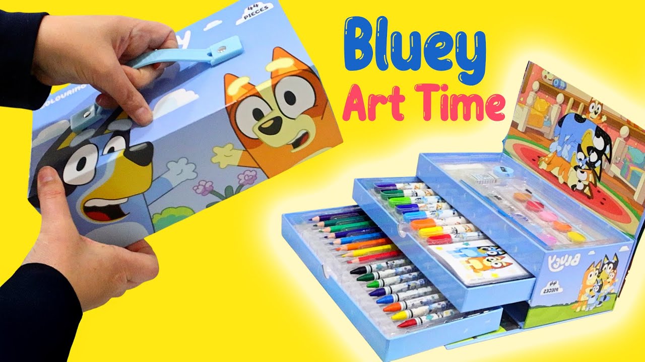 Bluey Art Activities for Kids 🎨