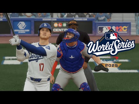 Dodgers vs Blue Jays - World Series 2025 Game 3 Full Game Highlights (MLB The Show 25 Sim)