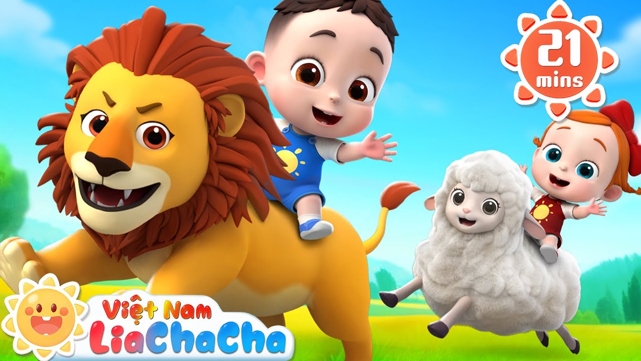 Lia & Chacha vui chơi trên trang trại 🦒