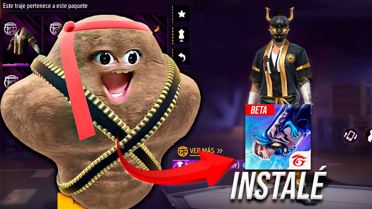 ¿Me Banean por Sakura Dorado en Free Fire Beta? 😱