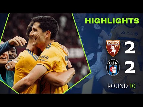 Torino - Pisa | 2-2 | Highlights | Serie A 2025-26 | torino pisa