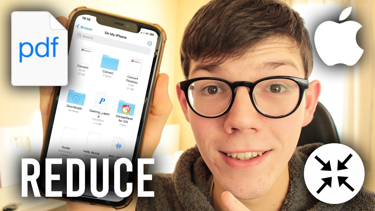 Easiest Ways to Compress PDF Files on iPhone 📱