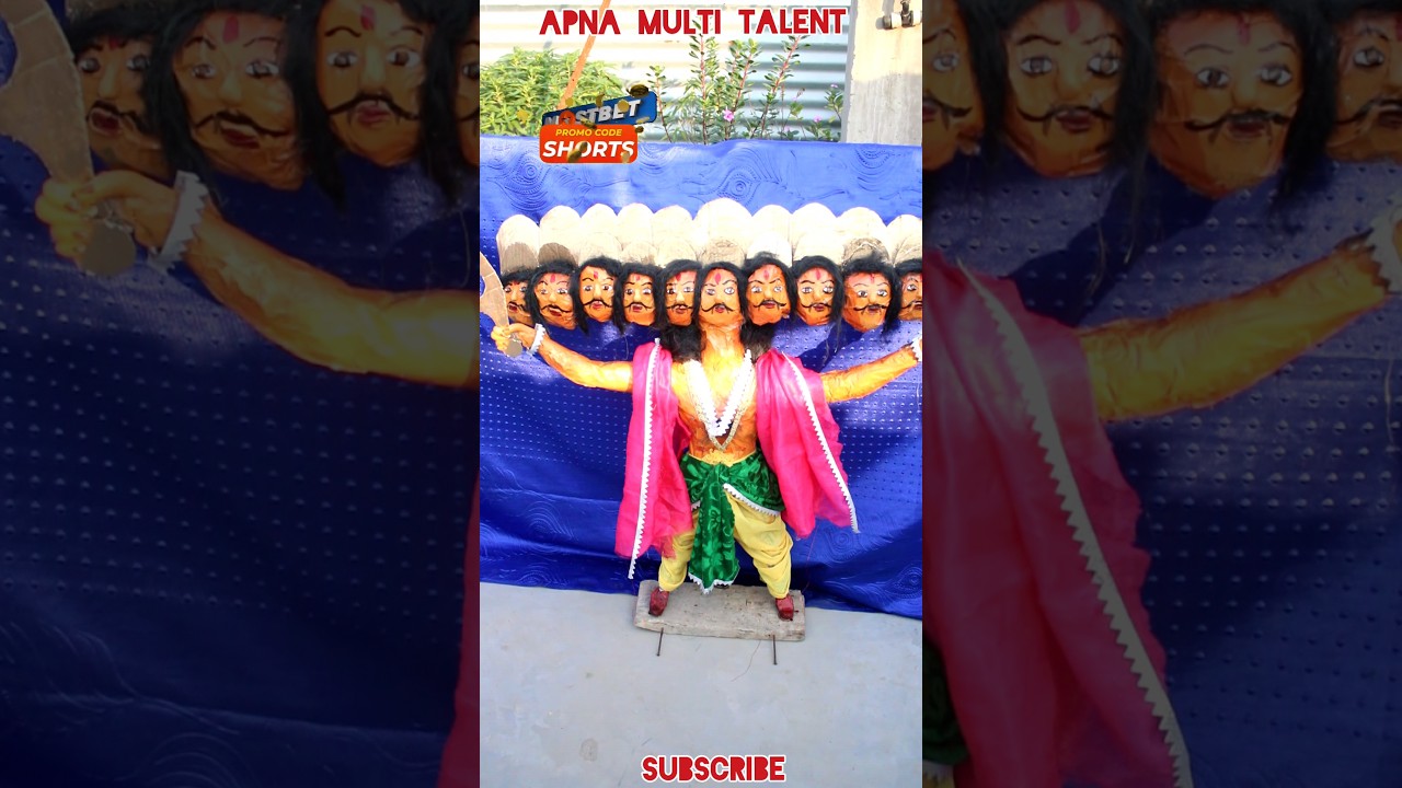 DIY Ravan Putla | Easy Home Craft #Shorts