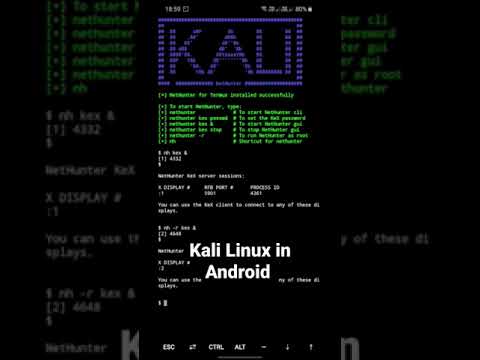 Kali Linux in Android NO ROOT 2022 #shorts #kalilinux #kali #nethunter #cybercommunity