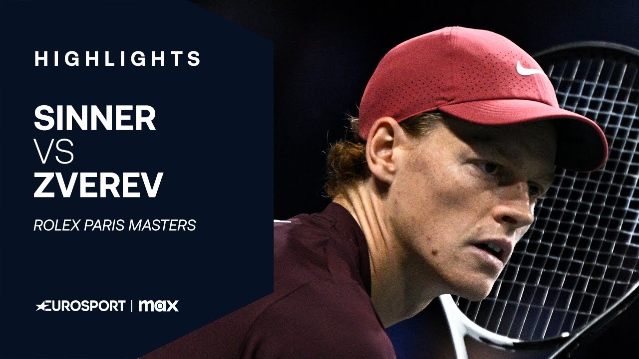 ROLEX PARIS MASTERS : Sinner Domine Zverev pour Rejoindre la Finale 🎾