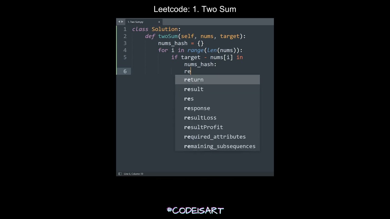 LeetCode Two Sum Solution in Python 🧩 | Easy Coding Tutorial & Interview Prep