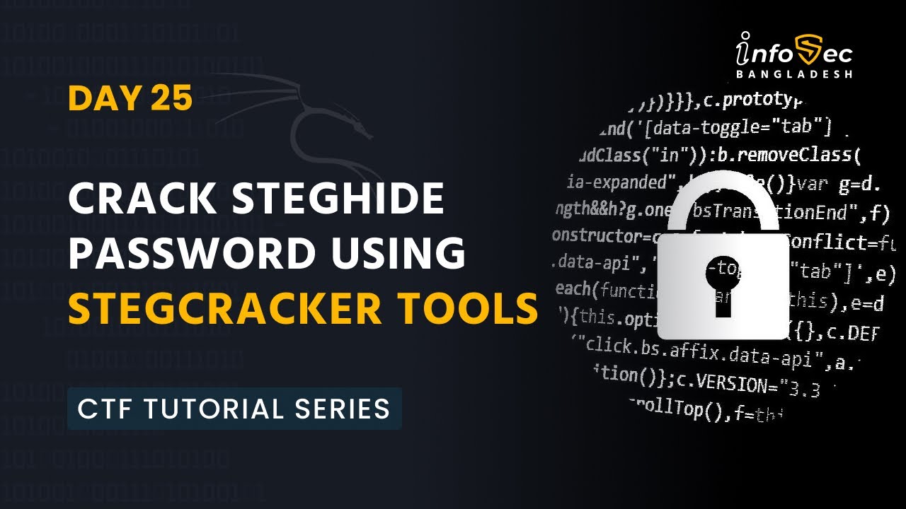 বাংলা CTF সিরিজ #25: স্টেগক্র্যাকার দিয়ে ইমেজ প্রোটেক্ট ফাইলের পাসওয়ার্ড ভাঙুন 🔓