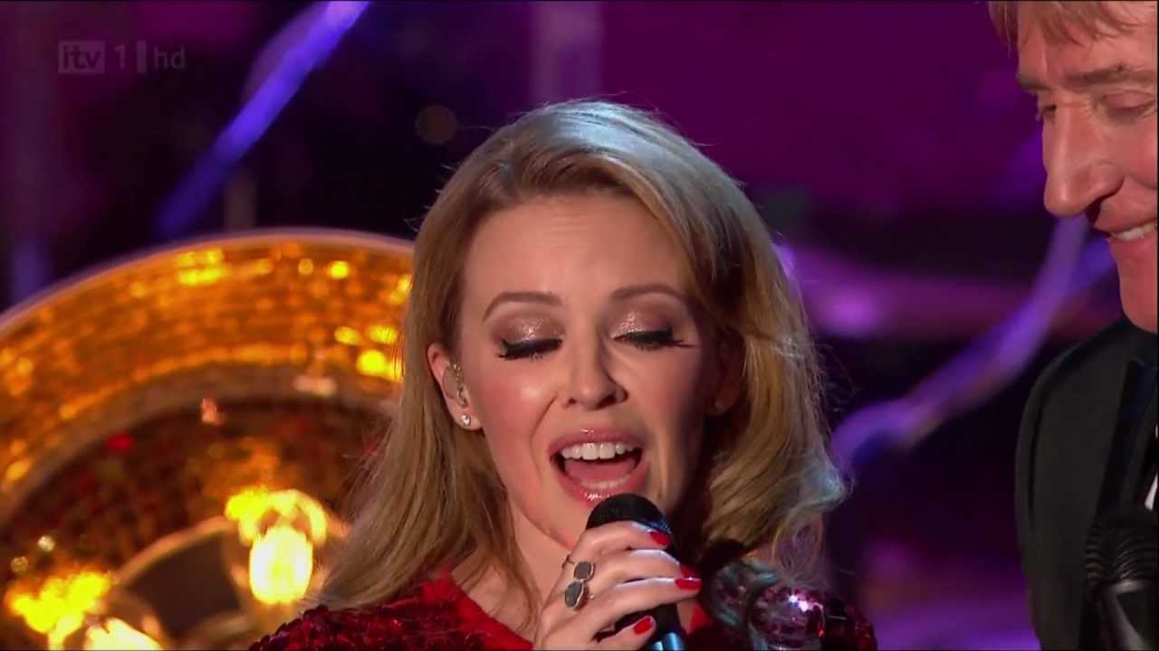 Kylie Minogue Performs 'Let It Snow' at Rod Stewart's Christmas (2012)