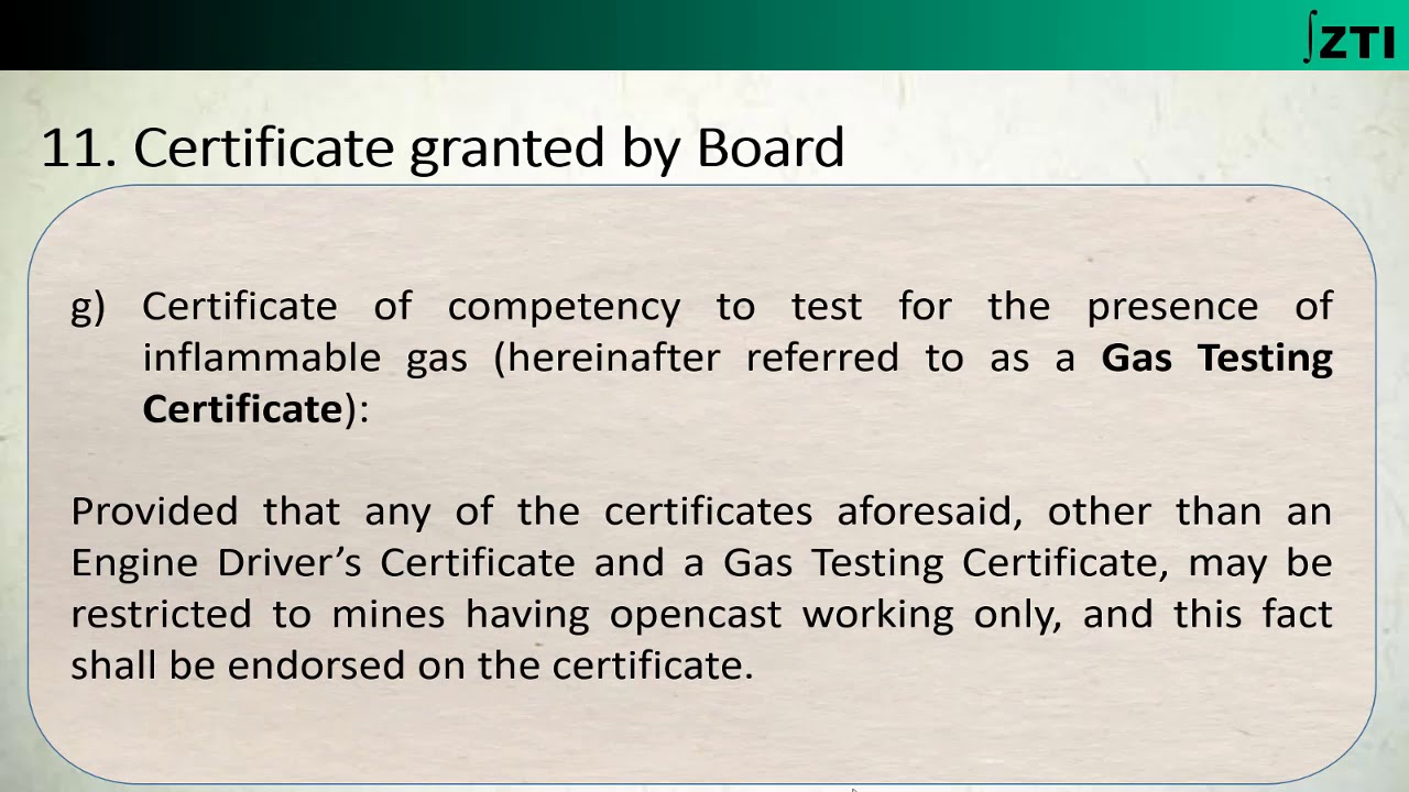 Coal Mines Regulation 2017 Chapter 3 Overview 🏭