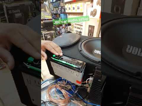 JBL car audio setup#viralvideo