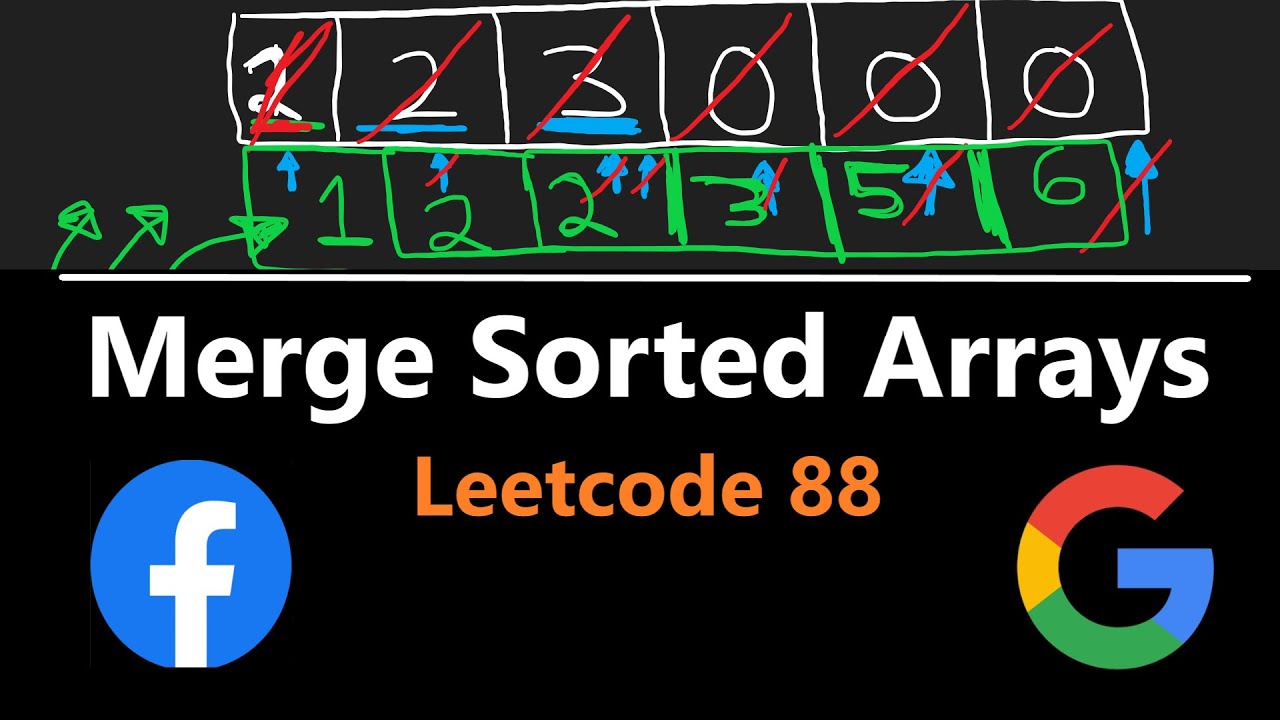 Master Merging Sorted Arrays in Python | LeetCode 88 Solution