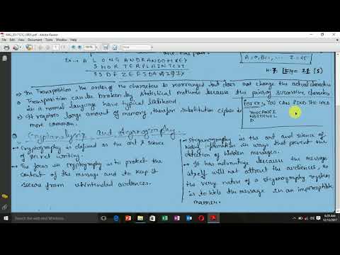 substitution and block cipher in cryptographic network security