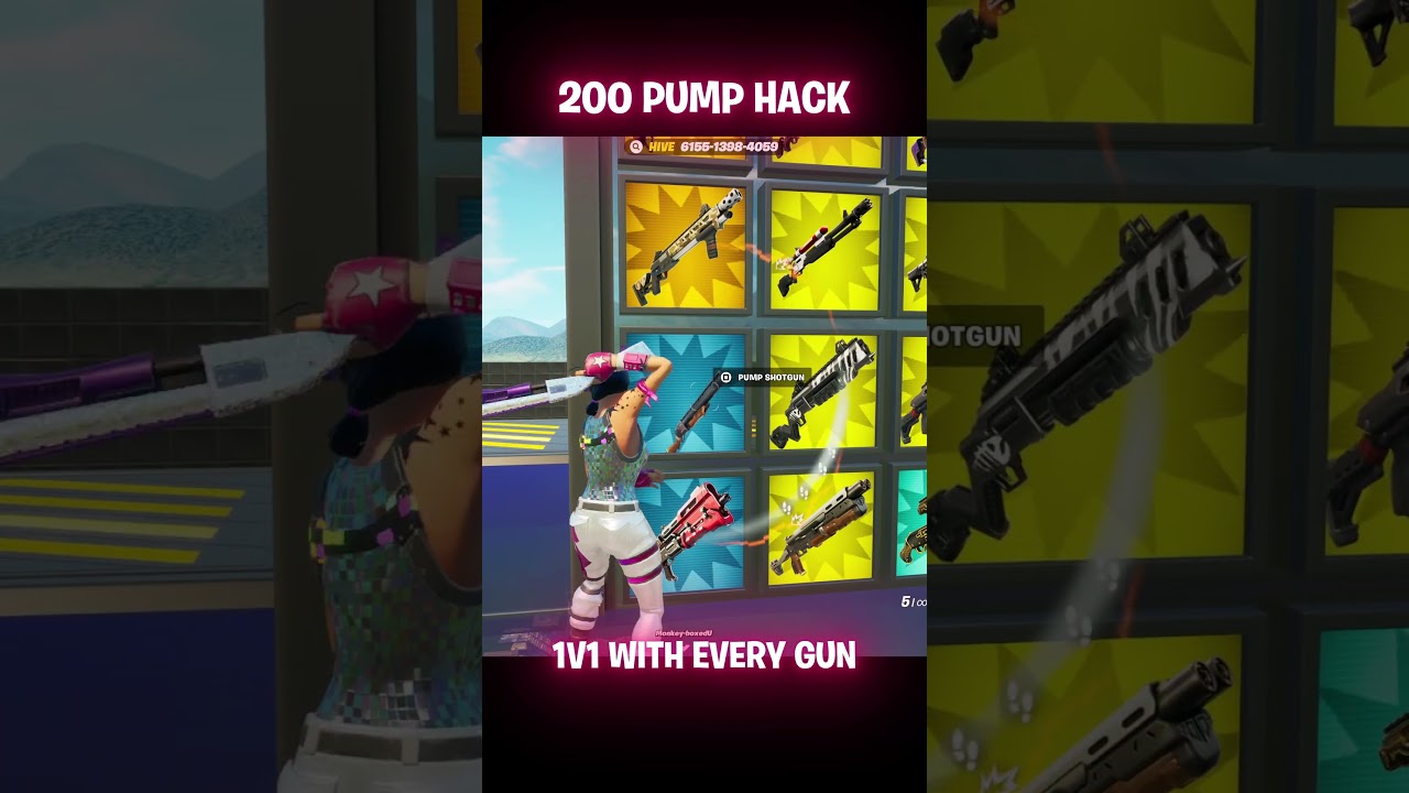 Master the Ultimate 1v1 Gun Hacks for Victory! ๐ซ #Shorts