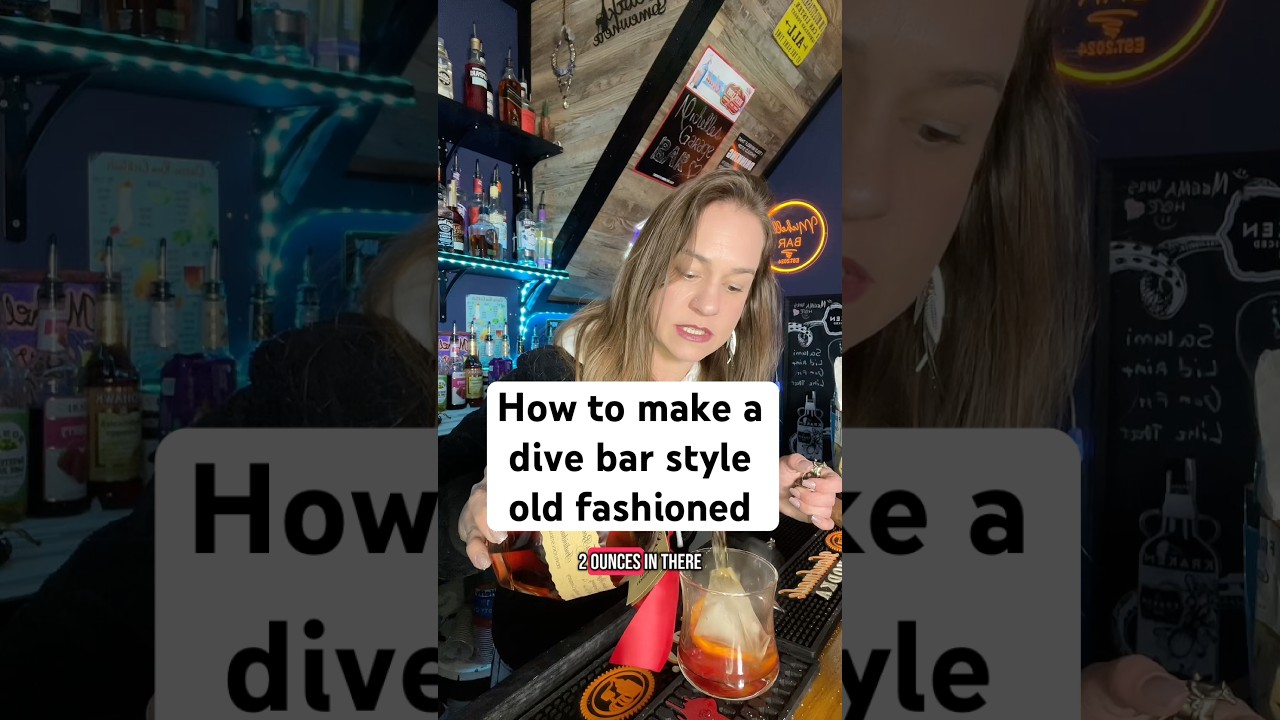 Easy Old Fashioned Dive Bar Style πΉ