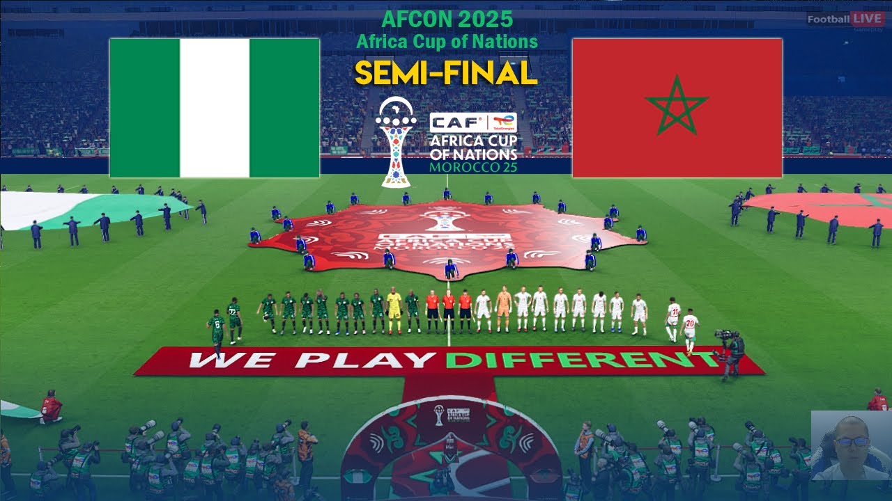 Nigeria vs Morocco - AFCON 2025 Semi-Final ⚽
