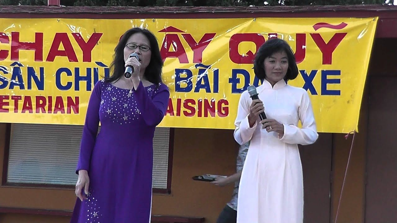 Song Ca NANG CHIEU at Fundraiser, An Lac Temple 2012