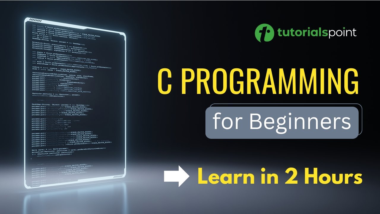 Learn C Programming in Just 2 Hours – Beginner's Tutorial for Free 🚀
