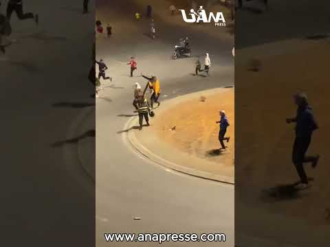 انزكان...للحظة قوية لأحد عناصر القوات المساعدة ... هاذشي لي مبغيناش؟