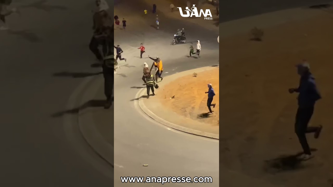 انزكان: لحظة مثيرة لأحد عناصر القوات المساعدة 🚨