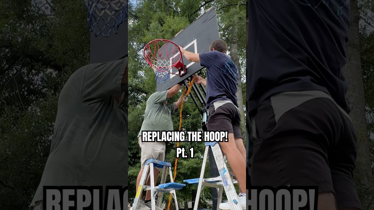 Replacing My Childhood Basketball Hoop After 20 Years ๐