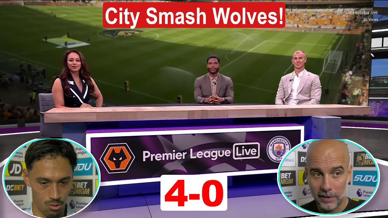 Wolves Dominate Man City 4-0: Haaland Scores Brace in Stunning Victory ⚽