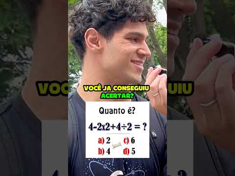 Qual o resultado? #pegadinha #quiz #matemática #raciociniologico #shorts