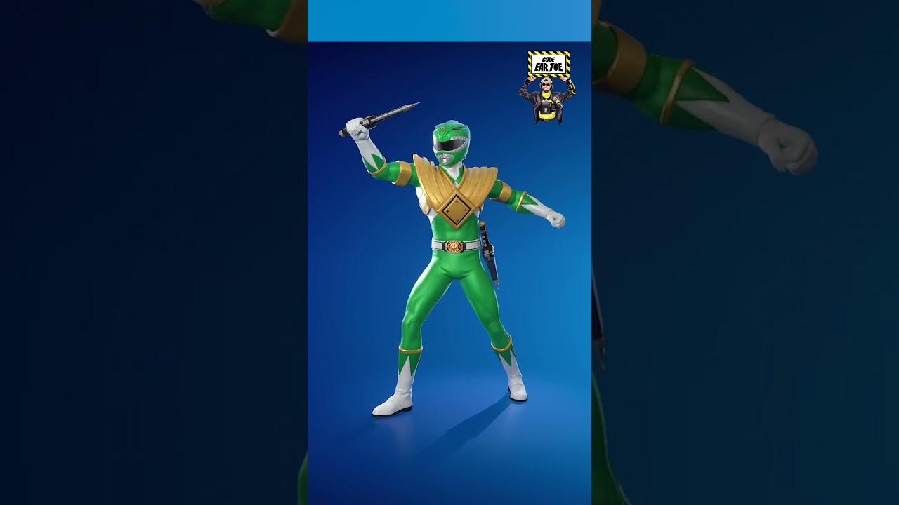 Green & White Power Rangers Arrive in Fortnite! 🟢⚪