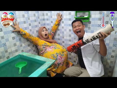 Drama Lucu 💢😱 Ibu Hamil Melahirkan Di Kamar Mandi Di Tolong Dokter