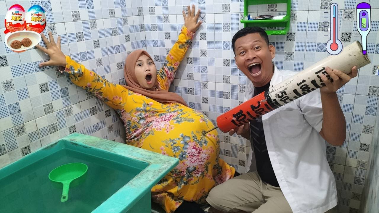 Kisah Lucu Ibu Hamil Melahirkan di Kamar Mandi! 😂