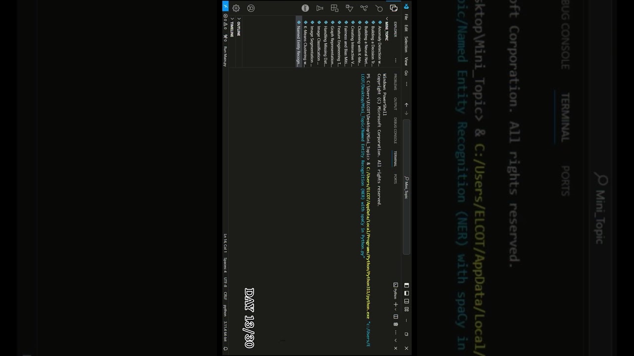 NER with spaCy in Python | @brave_santhosh