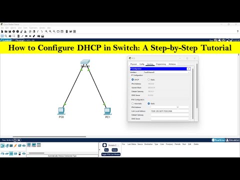 How to configure DHCP in Switch | DHCP switch configuration step by step