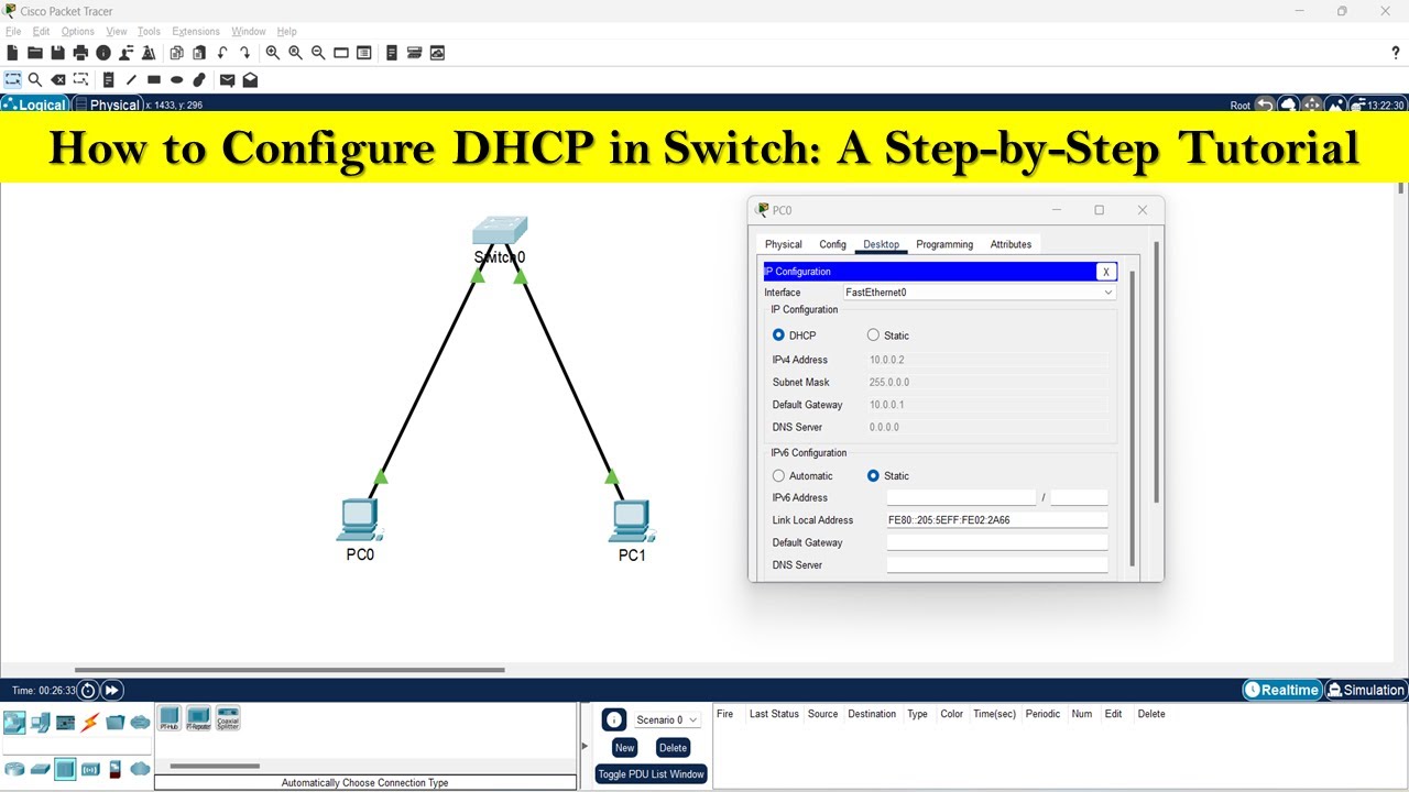Step-by-Step Guide to Configuring DHCP on Switches 🖧