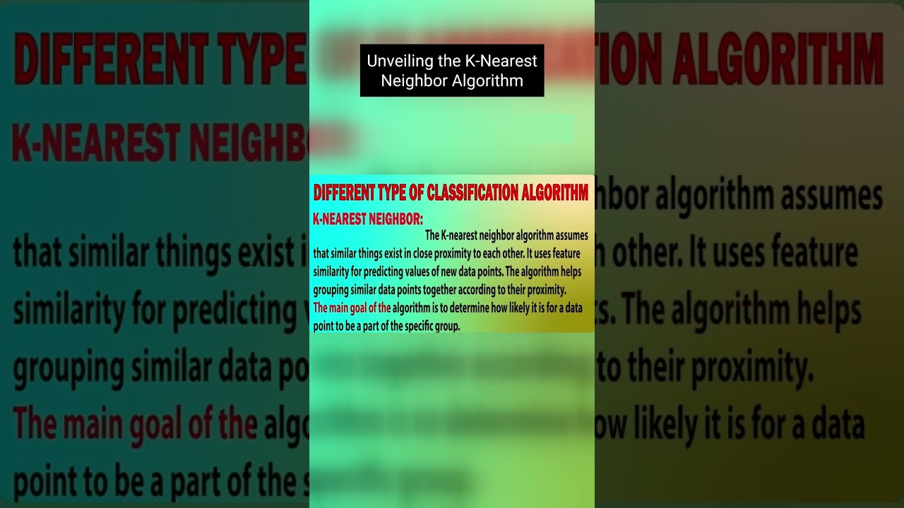 Mastering K Nearest Neighbor (KNN) Algorithm: The Ultimate Guide 📚