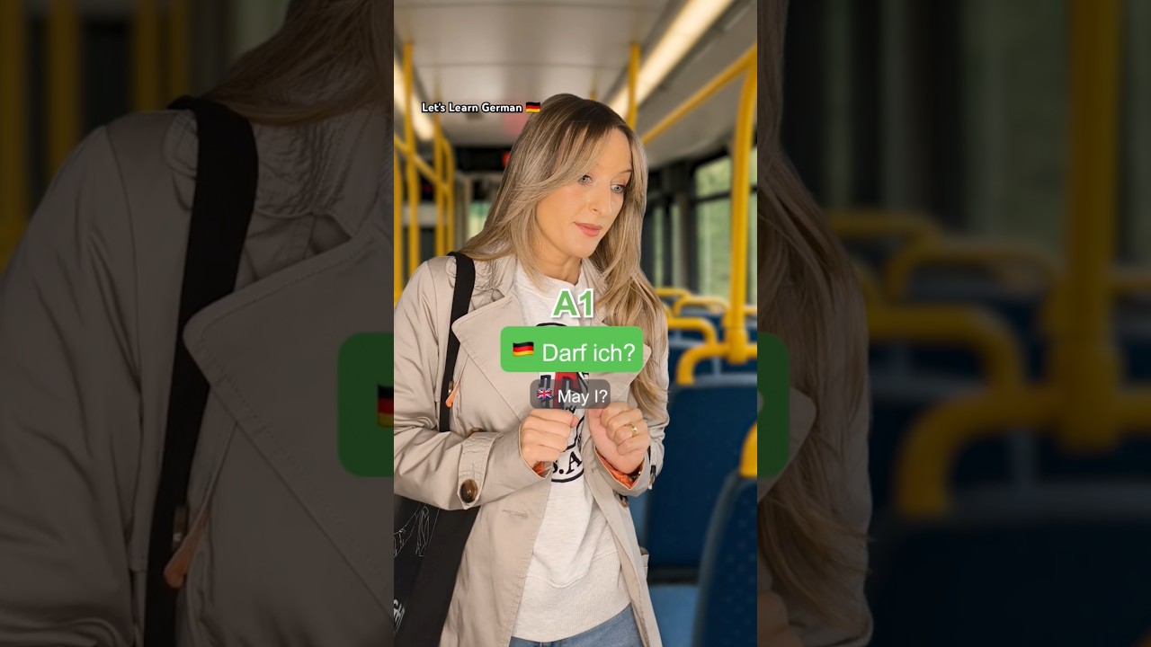 A1 German: Asking for a Seat π©πͺ