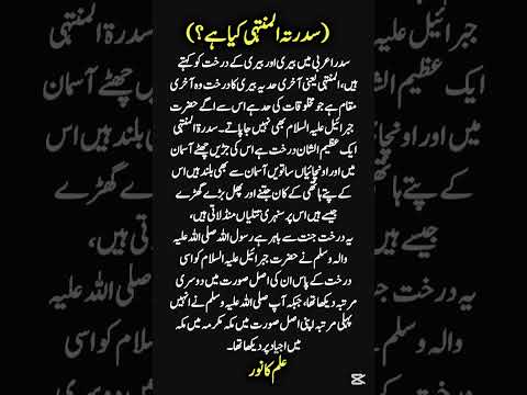 Understanding Sidratul Muntha and Top Islamic History Books in Urdu