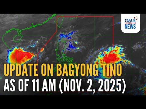 Update on Bagyong #TinoPH as of 11 AM (Nov. 2, 2025) | GMA Integrated News