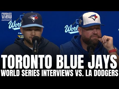 Bo Bichette & John Schneider Reflect on Blue Jays Journey, World Series Opportunity vs. LA Dodgers