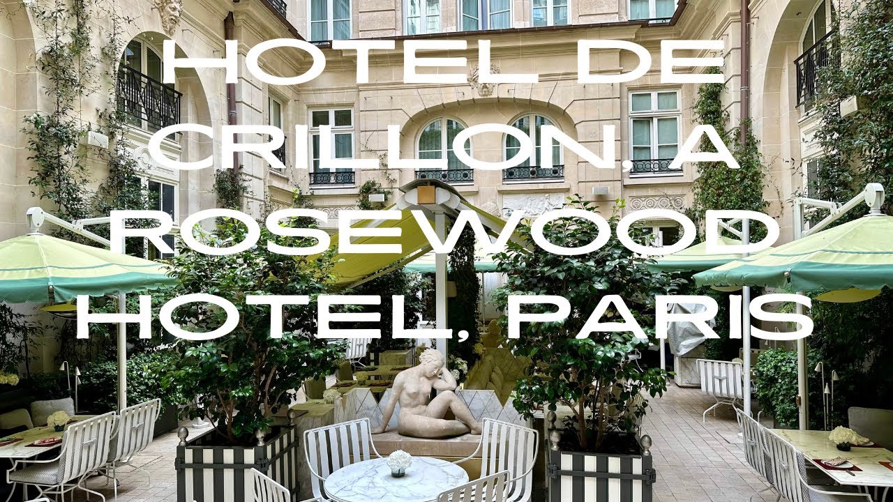 Experience Luxury at Paris’ Iconic Crillon Hotel ✨ | 4K Tour of the Prestigious Rosewood Hotel
