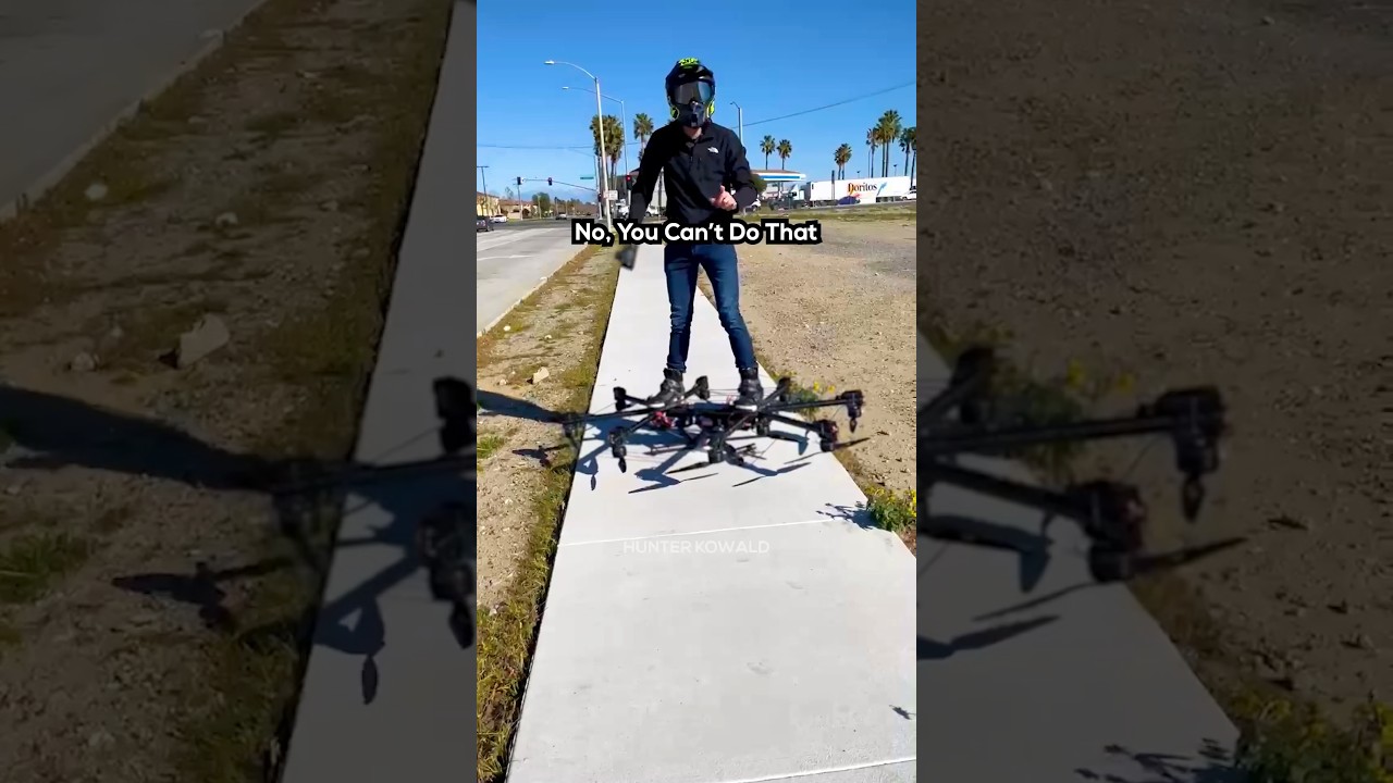 Record-Breaking Take-Off on SkySurfer Drone 🚁 | Amazing Flying Hoverboard #shorts