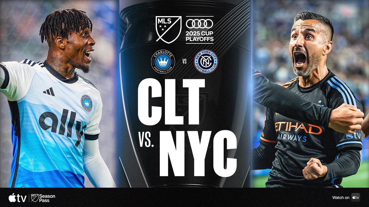 Charlotte FC vs NYCFC | 2025 MLS Playoffs Highlights