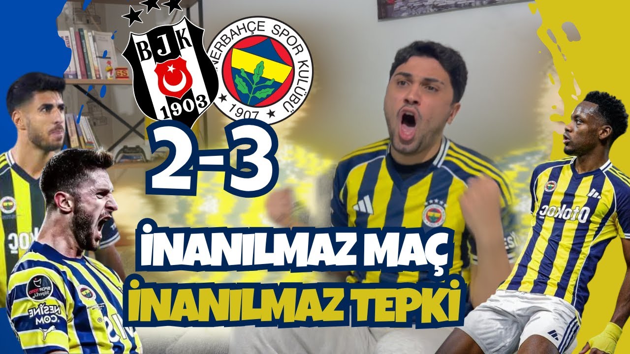 Beşiktaş 2-3 Fenerbahçe: Tarihi Derbi ve Şaşırtıcı Dönüş 🏆